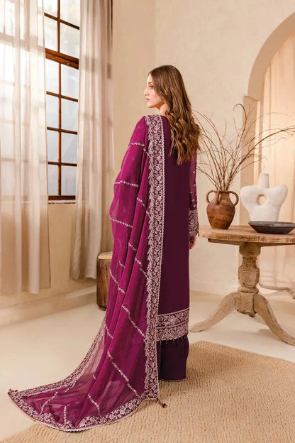 Farasha | Ritizer Festive Formals | Magenta Marvel - Pakistani Designer Dress - by Farasha | Type: Formal - 100% Original at Saira Sultan