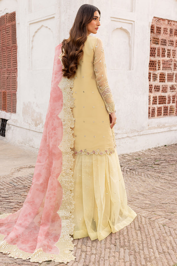 Farasha | Ritzier Wedding Formals | Marigold Bliss S Pastel Yellow Chiffon