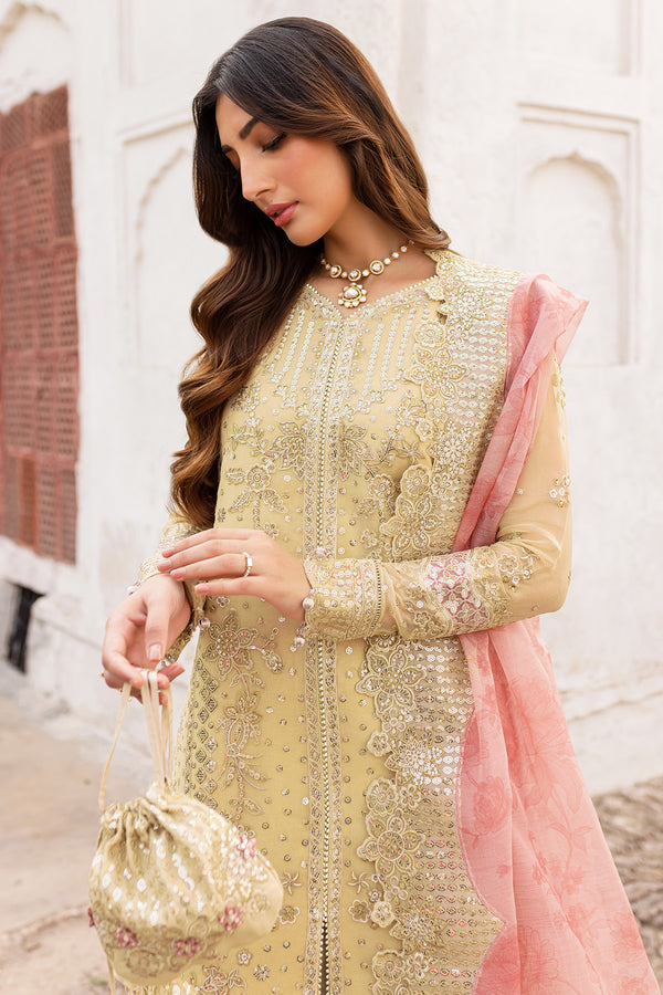 Farasha | Ritzier Wedding Formals | Marigold Bliss XL Pastel Yellow Chiffon