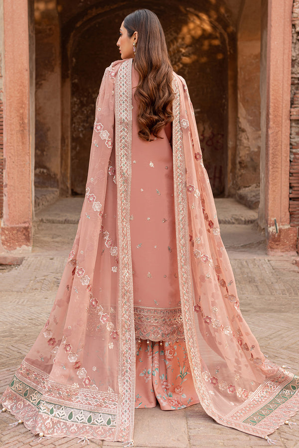 Farasha | Ritzier Wedding Formals | Peach Bell S Pale Peach Chiffon