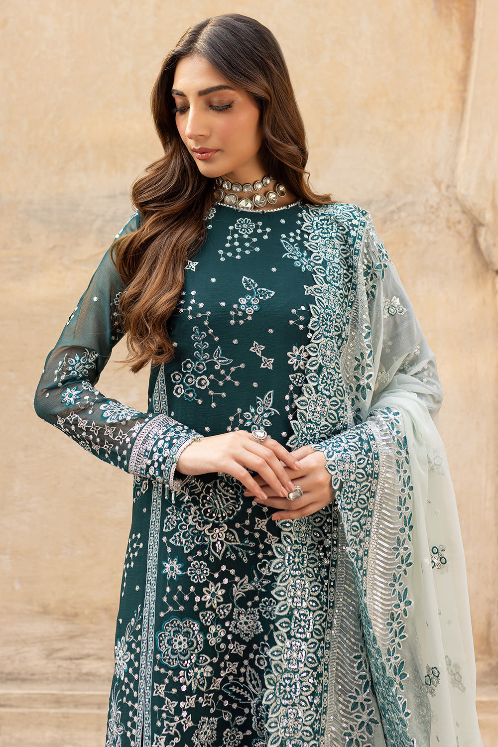 Farasha | Ritzier Wedding Formals | Teal Dreams Custom Size Teal Green Chiffon