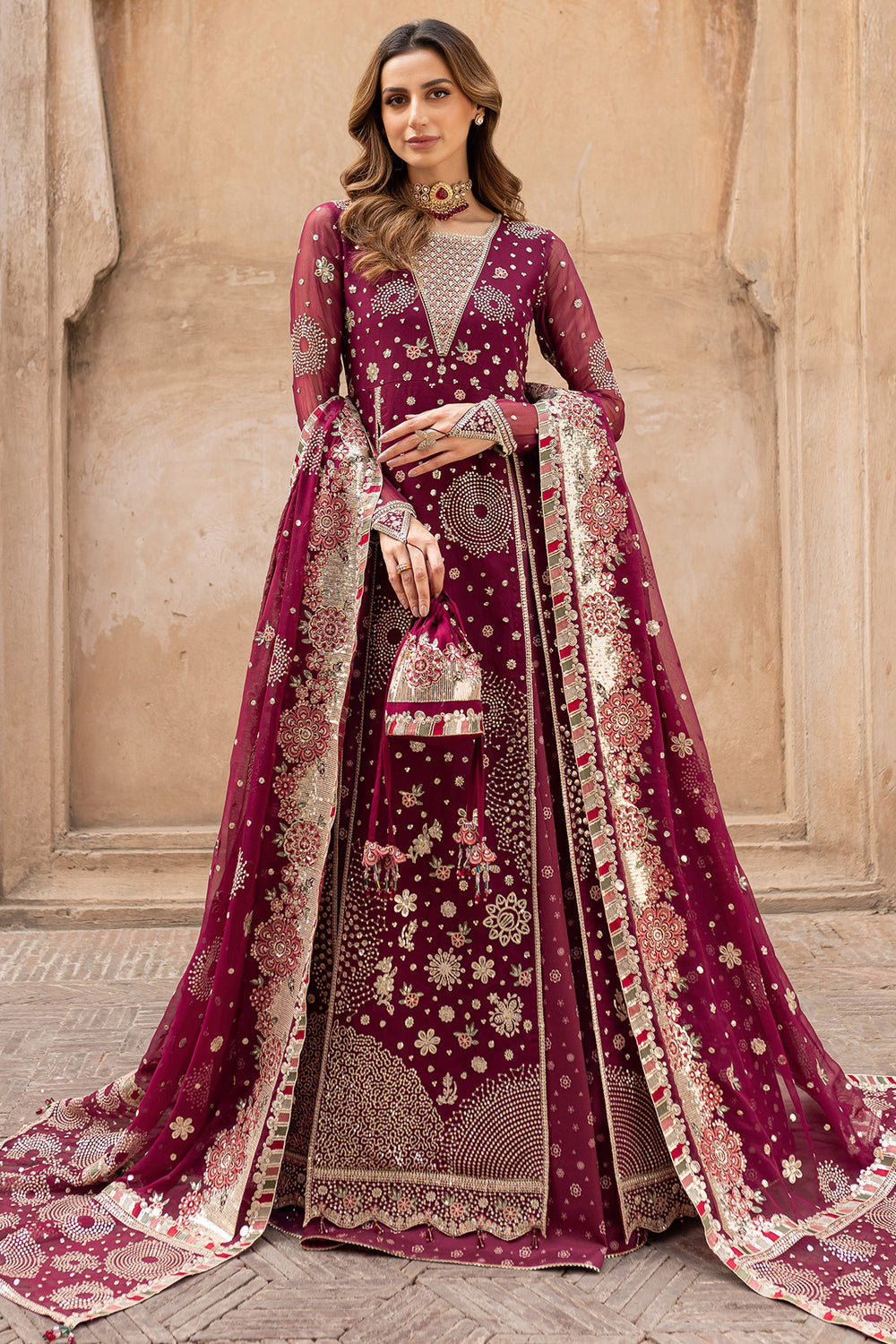 Farasha | Ritzier Wedding Formals | Scarlet Charm XS Maroon Chiffon