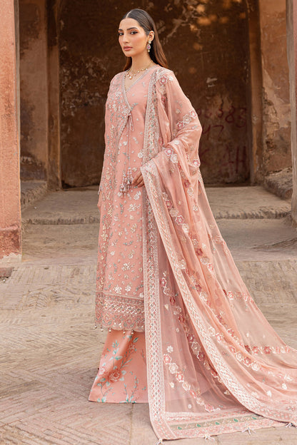 Farasha | Ritzier Wedding Formals | Peach Bell XL Pale Peach Chiffon