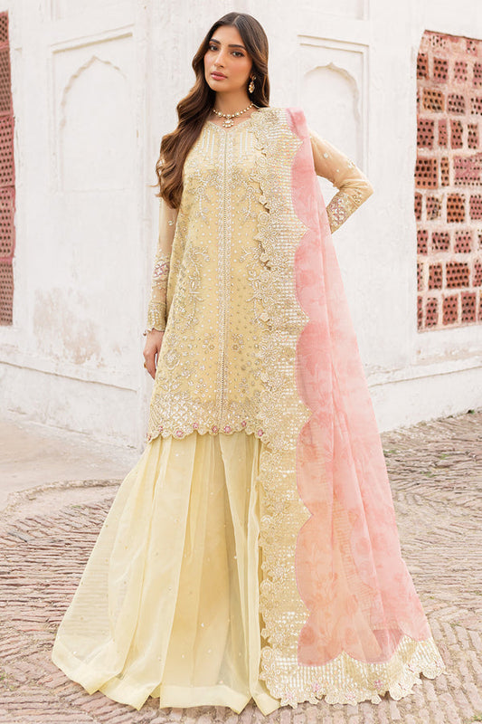Farasha | Ritzier Wedding Formals | Marigold Bliss XS Pastel Yellow Chiffon