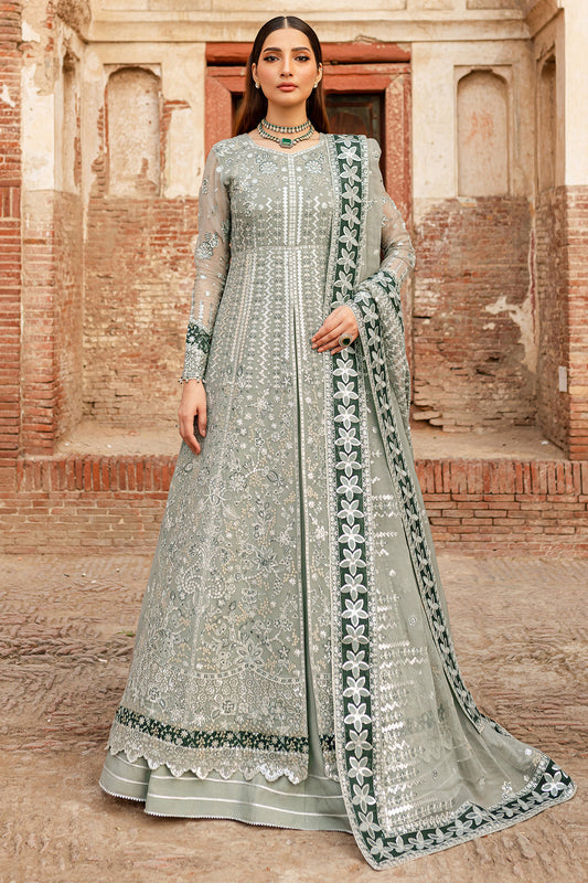 Farasha | Ritzier Wedding Formals | Grey Veil XS Cloud Gray Chiffon