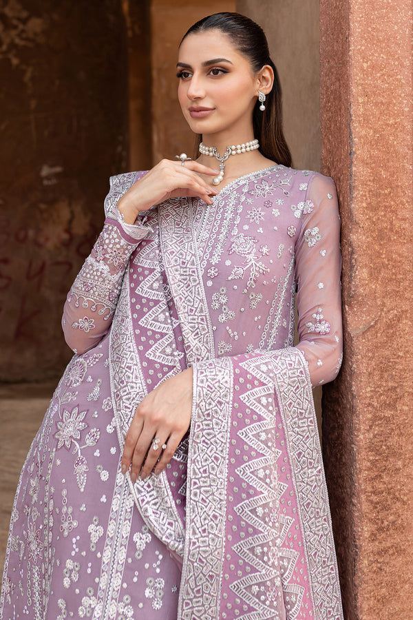 Farasha | Ritzier Wedding Formals | Pastel Mist XL Lilac Chiffon