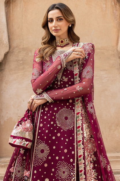 Farasha | Ritzier Wedding Formals | Scarlet Charm L Maroon Chiffon