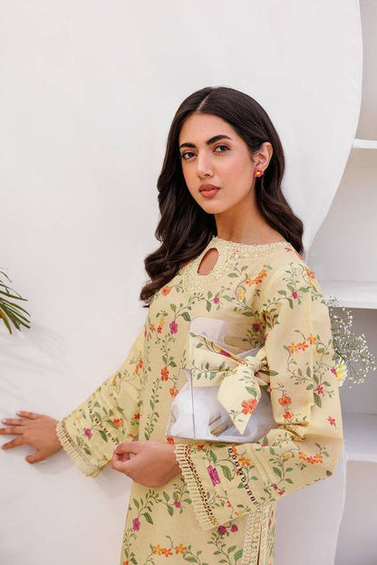 Farasha | Printed Essentials | PASTEL GLEAM - Pakistani Designer Dress - by Farasha | Type: Luxury - 100% Original at Saira Sultan