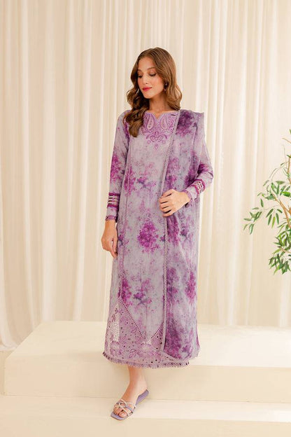 Farasha | Printed Essentials | WINESOME GLORY - Pakistani Designer Dress - by Farasha | Type: Luxury - 100% Original at Saira Sultan