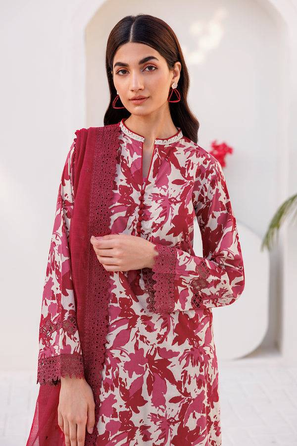 Farasha | Printed Essentials | JASMINE ROSE - Pakistani Designer Dress - by Farasha | Type: Luxury - 100% Original at Saira Sultan