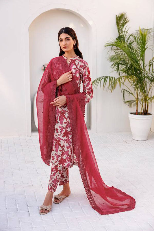 Farasha | Printed Essentials | JASMINE ROSE - Pakistani Designer Dress - by Farasha | Type: Luxury - 100% Original at Saira Sultan