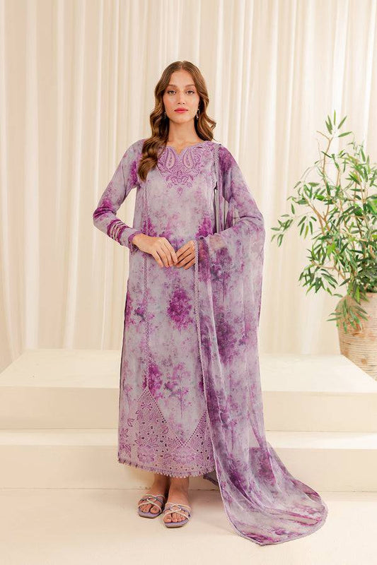 Farasha | Printed Essentials | WINESOME GLORY - Pakistani Designer Dress - by Farasha | Type: Luxury - 100% Original at Saira Sultan