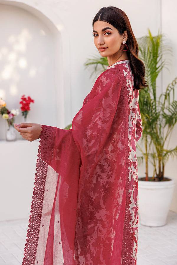 Farasha | Printed Essentials | JASMINE ROSE - Pakistani Designer Dress - by Farasha | Type: Luxury - 100% Original at Saira Sultan