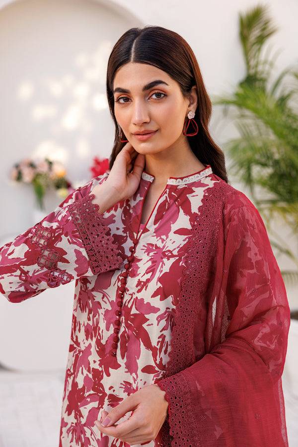 Farasha | Printed Essentials | JASMINE ROSE - Pakistani Designer Dress - by Farasha | Type: Luxury - 100% Original at Saira Sultan