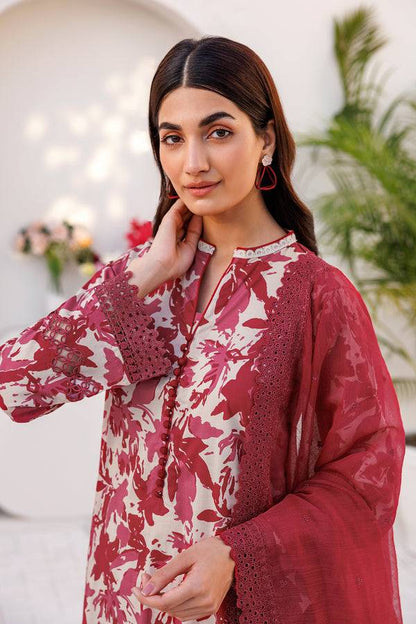 Farasha | Printed Essentials | JASMINE ROSE - Pakistani Designer Dress - by Farasha | Type: Luxury - 100% Original at Saira Sultan