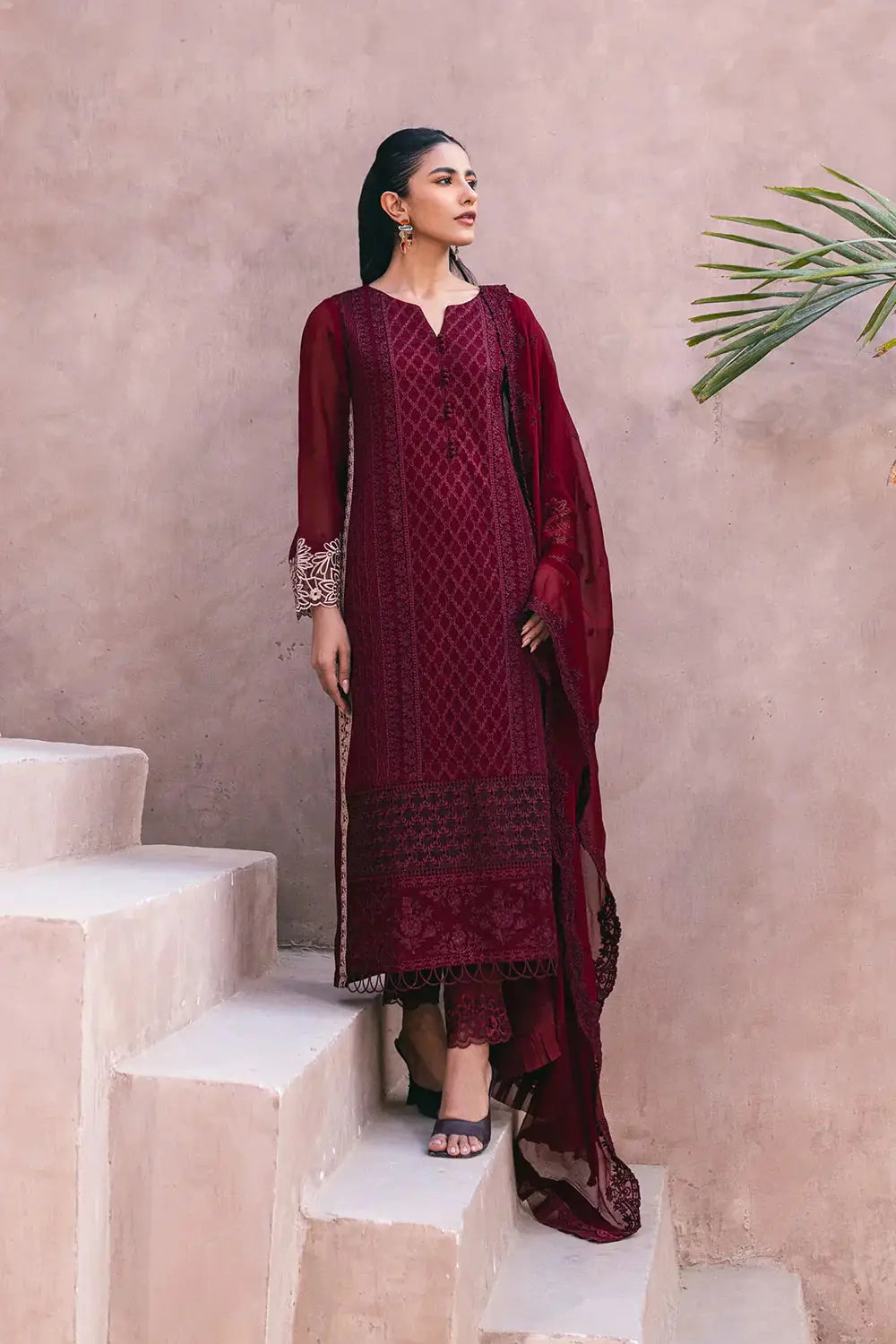 Azure | Embroidered Ensembles 3 Pcs | Fire Lily - Pakistani Designer Dress - by Azure | Type: Formal - 100% Original at Saira Sultan