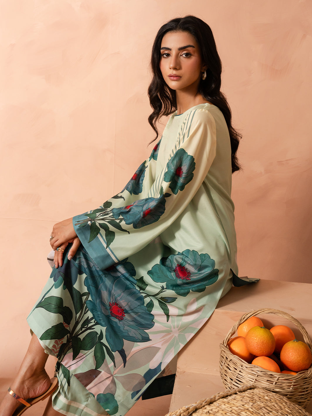 IZEL | Sunset street Pret | FLICKER - Pakistani Designer Dress - by Izel - Type : Ladies Clothes - 100% Original at Saira Sultan