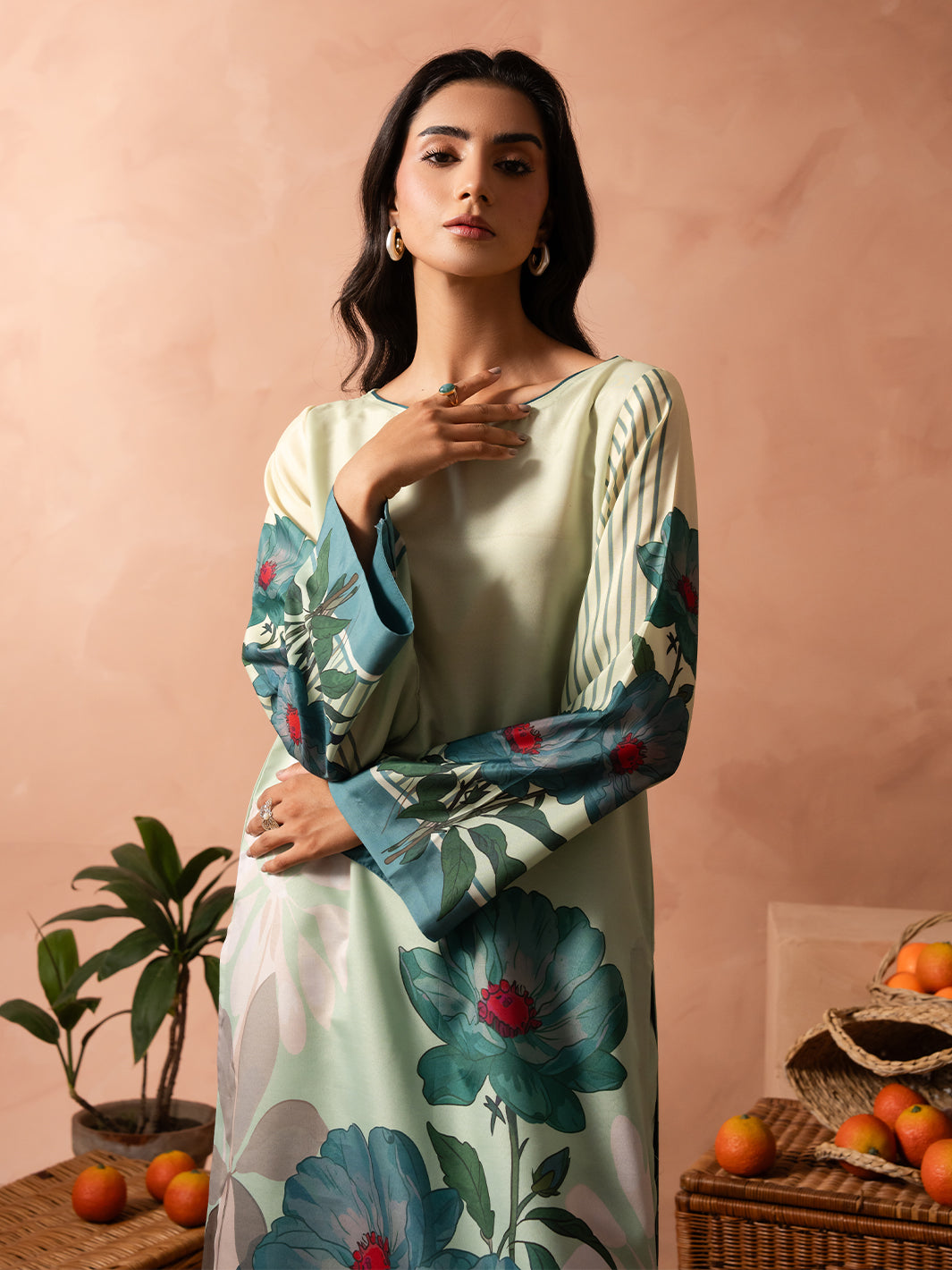 IZEL | Sunset street Pret | FLICKER - Pakistani Designer Dress - by Izel - Type : Ladies Clothes - 100% Original at Saira Sultan