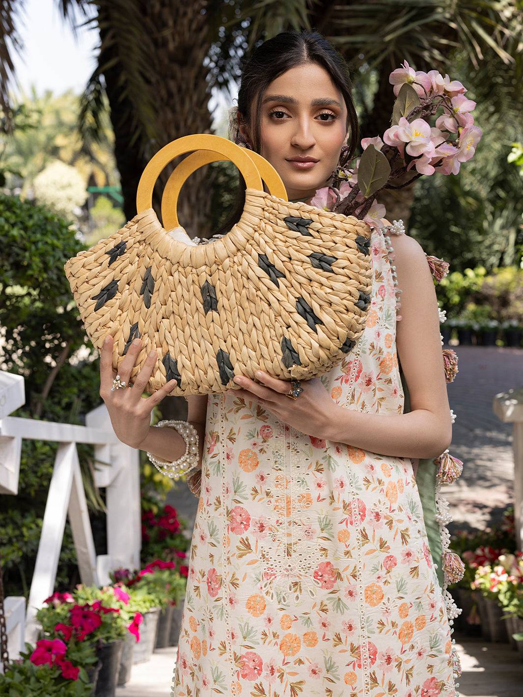 Izel | Oh Spring Lawn 25 | FLORA (A) - Pakistani Designer Dress - by Izel | Type: Ladies Clothes - 100% Original at Saira Sultan