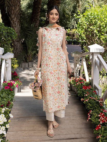 Izel | Oh Spring Lawn 25 | FLORA (A) - Pakistani Designer Dress - by Izel | Type: Ladies Clothes - 100% Original at Saira Sultan
