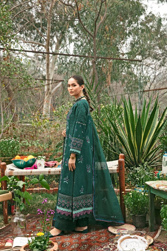 Florent | Luxury Lawn 24 | FFL-7A - Pakistani Designer Dress - by Florent | Type: Luxury - 100% Original at Saira Sultan