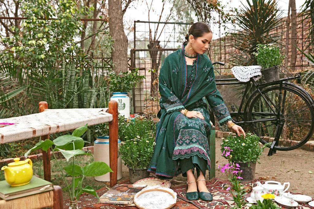 Florent | Luxury Lawn 24 | FFL-7A - Pakistani Designer Dress - by Florent | Type: Luxury - 100% Original at Saira Sultan