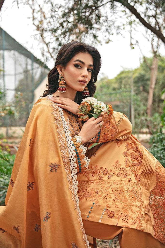 Florent | Luxury Lawn 24 | FFL-4A - Pakistani Designer Dress - by Florent | Type: Luxury - 100% Original at Saira Sultan