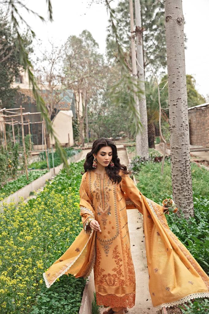 Florent | Luxury Lawn 24 | FFL-4A - Pakistani Designer Dress - by Florent | Type: Luxury - 100% Original at Saira Sultan