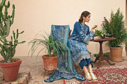 Florent | Luxury Lawn 24 | FFL-5A - Pakistani Designer Dress - by Florent | Type: Luxury - 100% Original at Saira Sultan