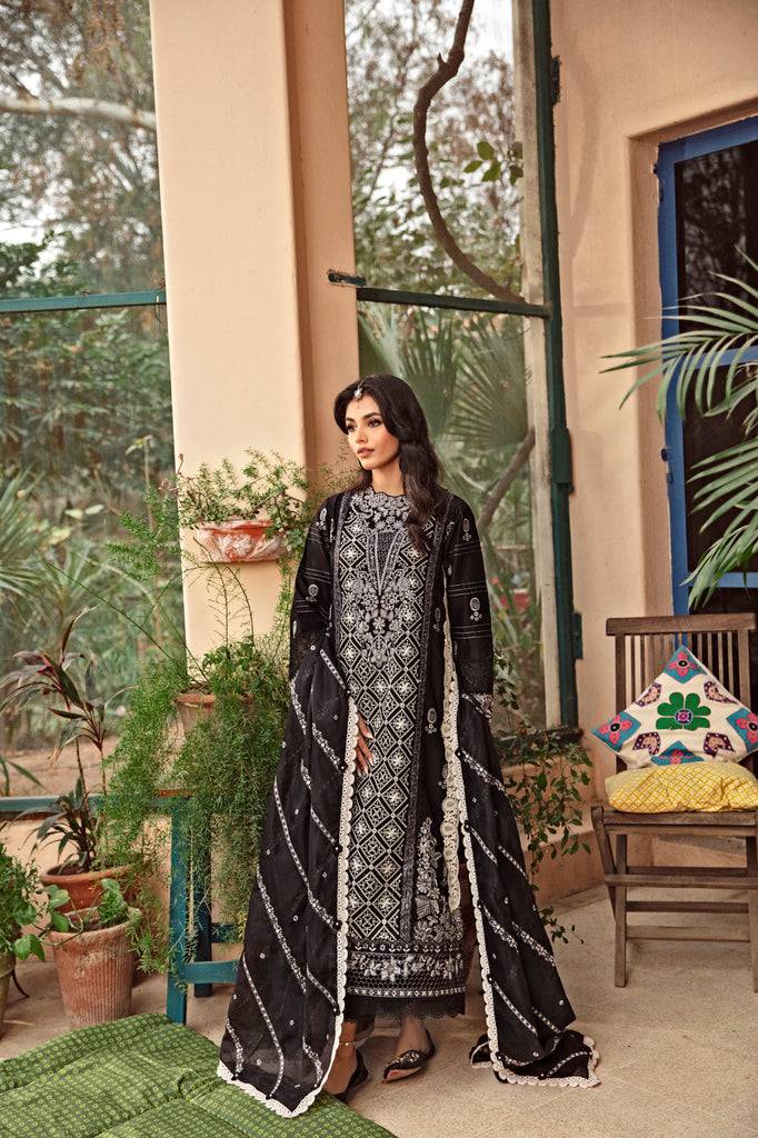 Florent | Luxury Lawn 24 | FFL-6A - Pakistani Designer Dress - by Florent | Type: Luxury - 100% Original at Saira Sultan