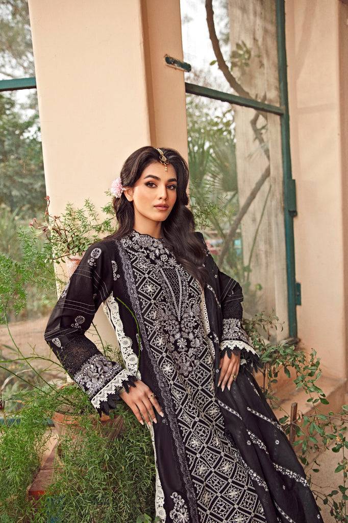 Florent | Luxury Lawn 24 | FFL-6A - Pakistani Designer Dress - by Florent | Type: Luxury - 100% Original at Saira Sultan