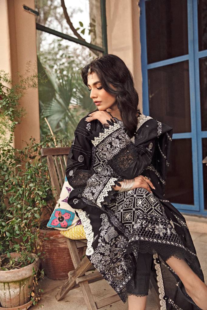 Florent | Luxury Lawn 24 | FFL-6A - Pakistani Designer Dress - by Florent | Type: Luxury - 100% Original at Saira Sultan