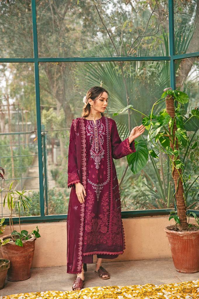 Florent | Luxury Lawn 24 | FFL-4B - Pakistani Designer Dress - by Florent | Type: Luxury - 100% Original at Saira Sultan