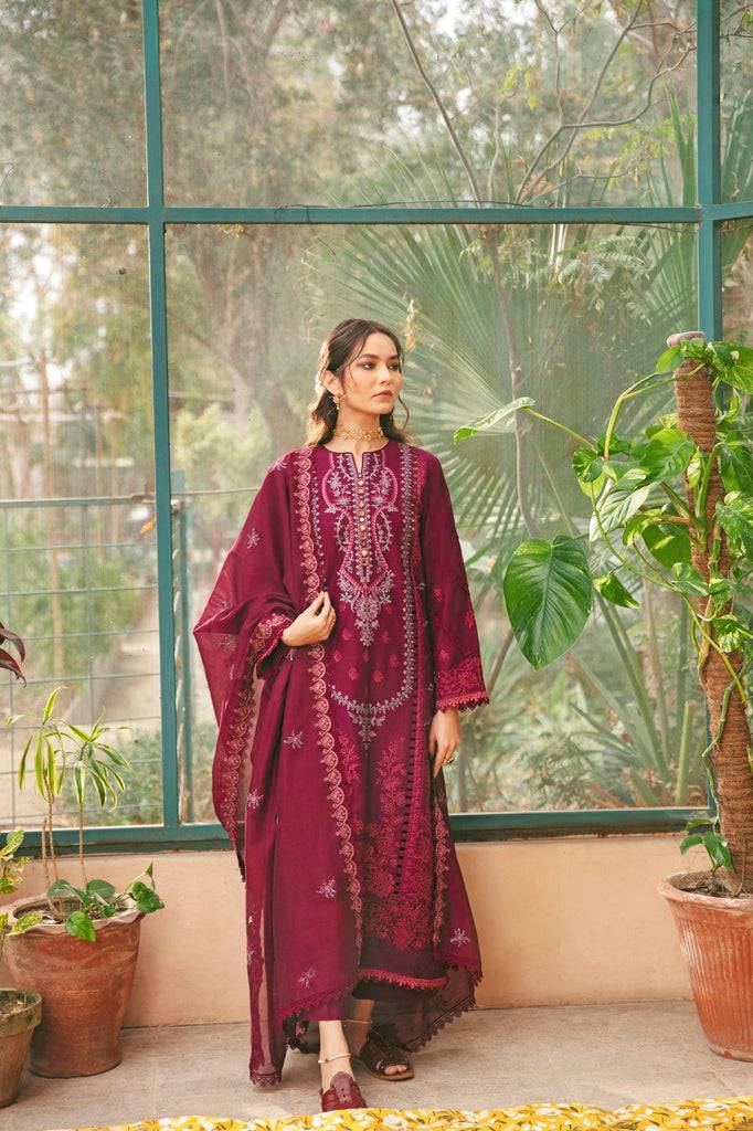 Florent | Luxury Lawn 24 | FFL-4B - Pakistani Designer Dress - by Florent | Type: Luxury - 100% Original at Saira Sultan