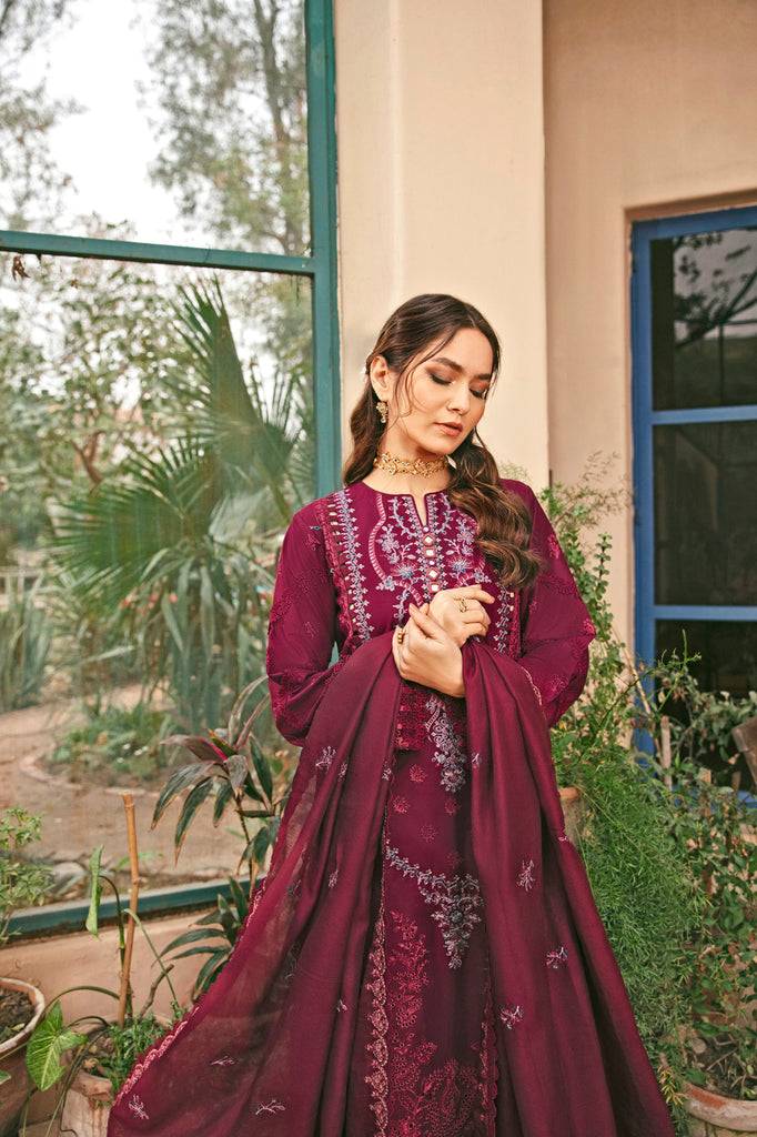 Florent | Luxury Lawn 24 | FFL-4B - Pakistani Designer Dress - by Florent | Type: Luxury - 100% Original at Saira Sultan