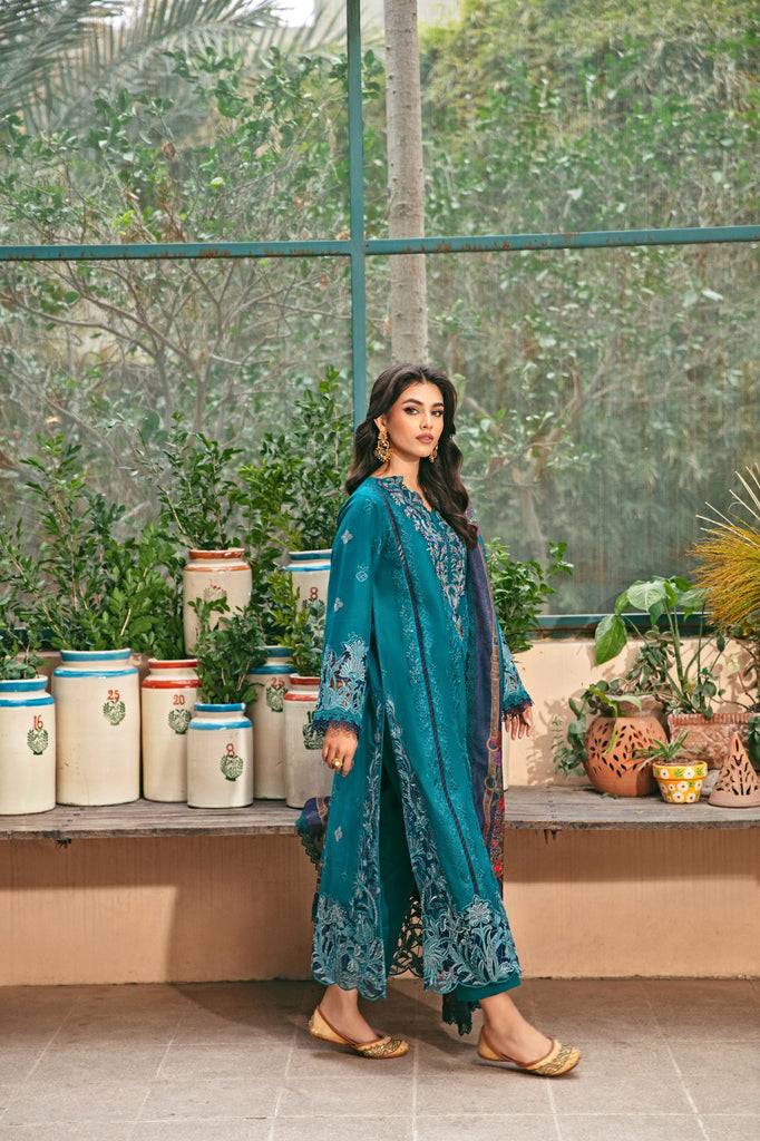 Florent | Luxury Lawn 24 | FFL-2B - Pakistani Designer Dress - by Florent | Type: Luxury - 100% Original at Saira Sultan