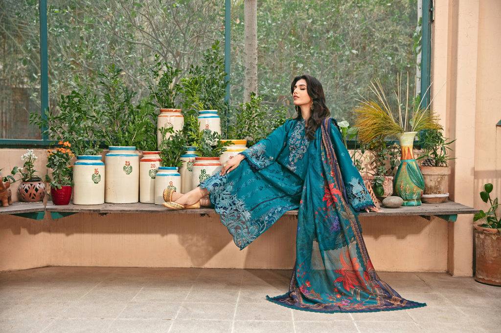Florent | Luxury Lawn 24 | FFL-2B - Pakistani Designer Dress - by Florent | Type: Luxury - 100% Original at Saira Sultan