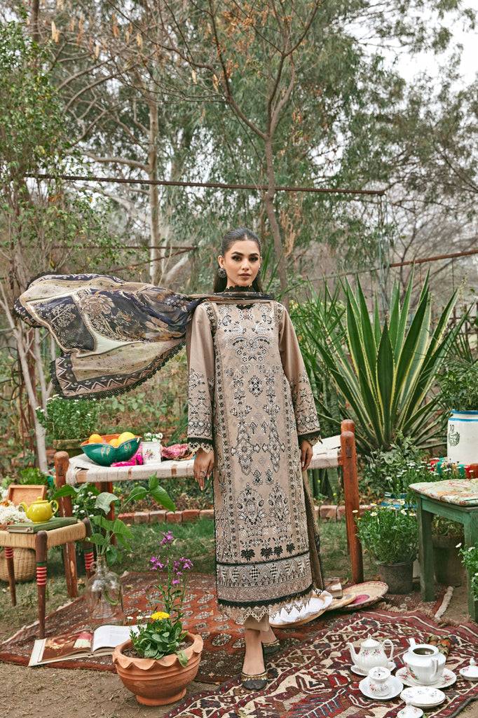 Florent | Luxury Lawn 24 | FFL-5B - Pakistani Designer Dress - by Florent | Type: Luxury - 100% Original at Saira Sultan