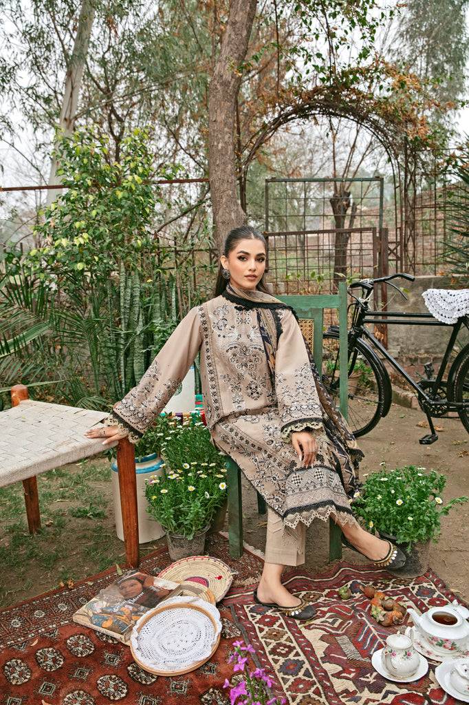 Florent | Luxury Lawn 24 | FFL-5B - Pakistani Designer Dress - by Florent | Type: Luxury - 100% Original at Saira Sultan