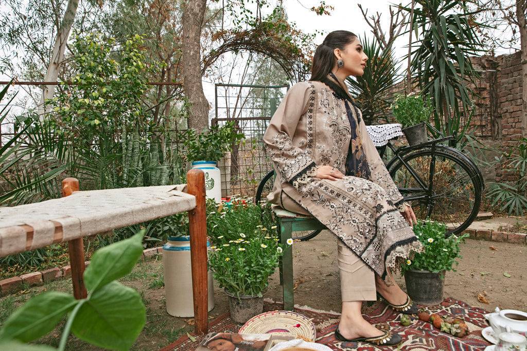 Florent | Luxury Lawn 24 | FFL-5B - Pakistani Designer Dress - by Florent | Type: Luxury - 100% Original at Saira Sultan
