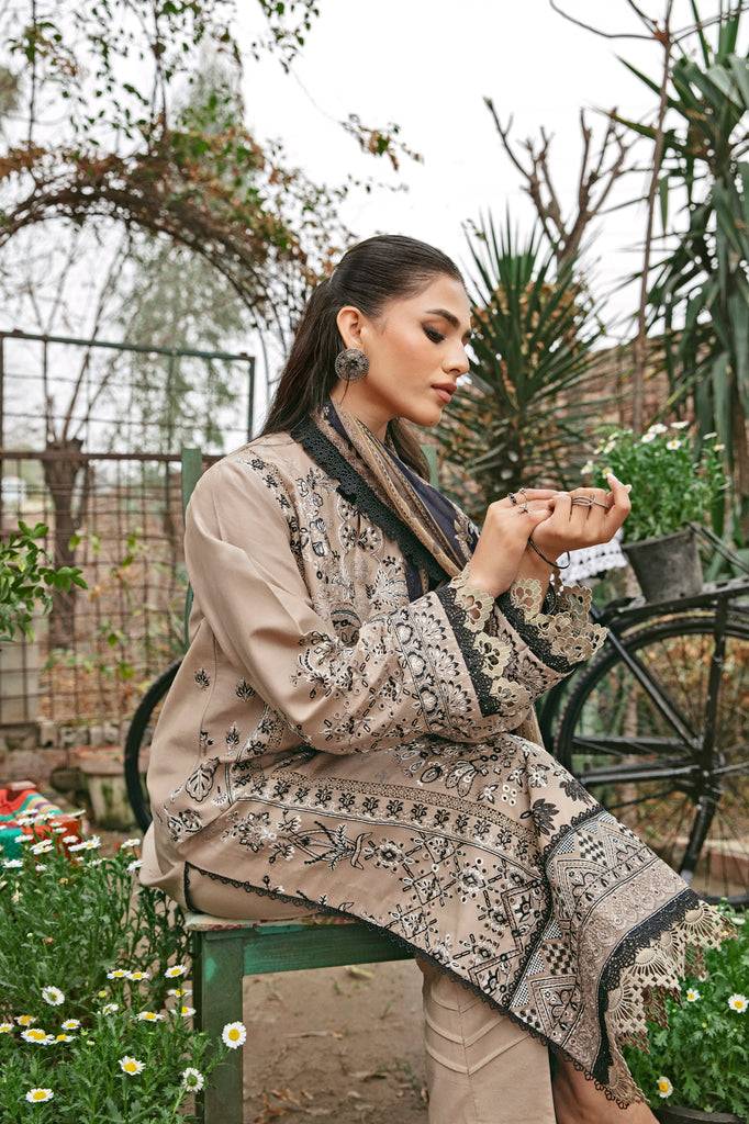 Florent | Luxury Lawn 24 | FFL-5B - Pakistani Designer Dress - by Florent | Type: Luxury - 100% Original at Saira Sultan