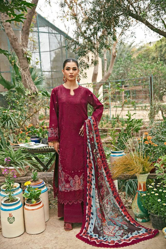 Florent | Luxury Lawn 24 | FFL-1B - Pakistani Designer Dress - by Florent | Type: Luxury - 100% Original at Saira Sultan