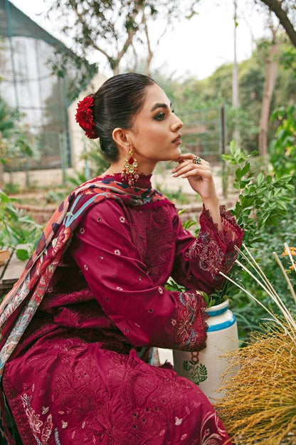 Florent | Luxury Lawn 24 | FFL-1B - Pakistani Designer Dress - by Florent | Type: Luxury - 100% Original at Saira Sultan