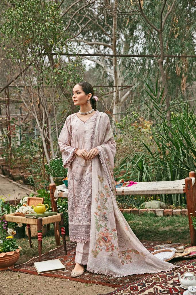 Florent | Luxury Lawn 24 | FFL-8A - Pakistani Designer Dress - by Florent | Type: Luxury - 100% Original at Saira Sultan