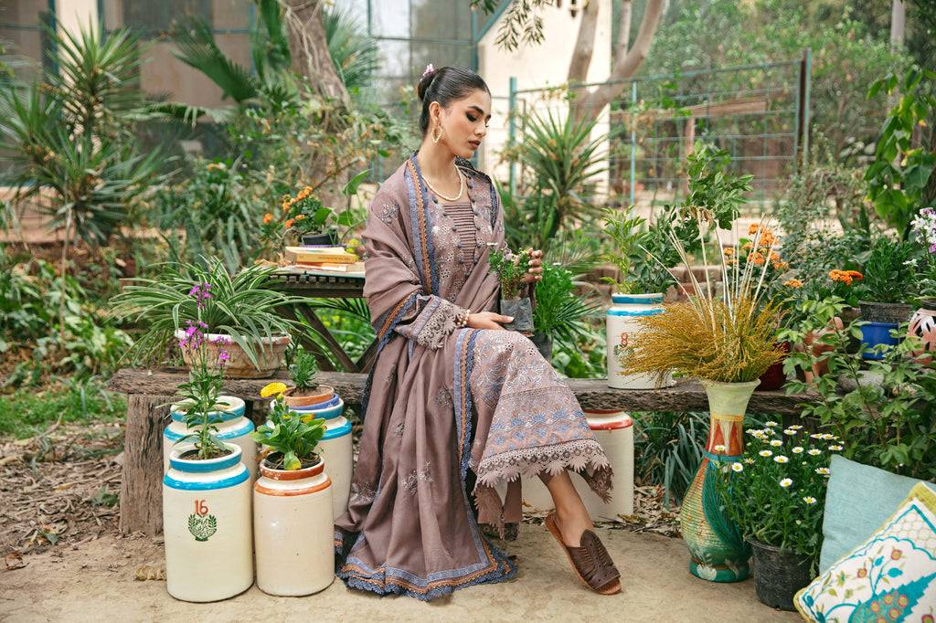 Florent | Luxury Lawn 24 | FFL-7 - Pakistani Designer Dress - by Florent | Type: Luxury - 100% Original at Saira Sultan