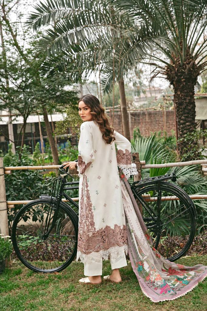 Florent | Luxury Lawn 24 | FFL-2A - Pakistani Designer Dress - by Florent | Type: Luxury - 100% Original at Saira Sultan