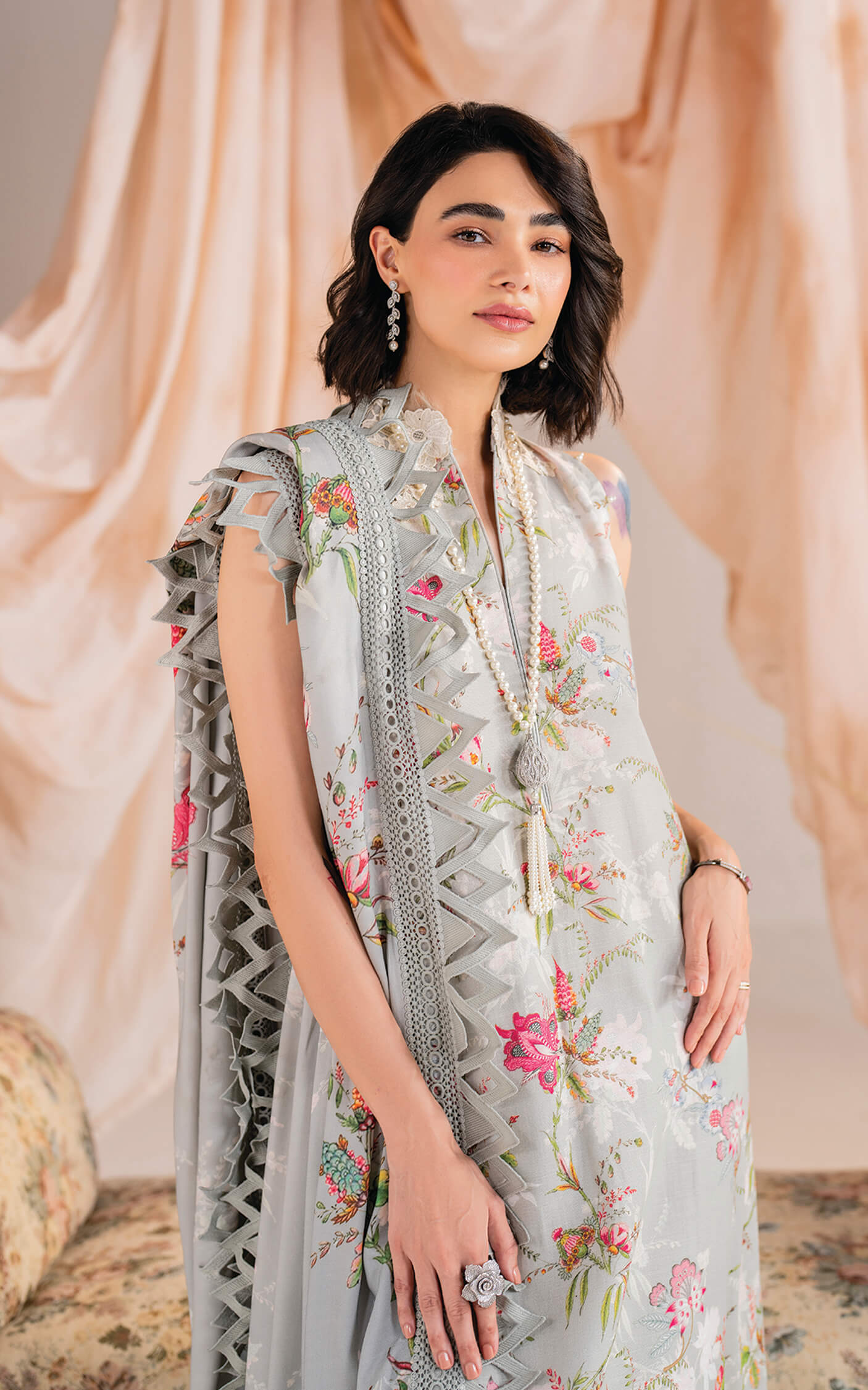 Asifa and Nabeel | Winter Meraki 24 | Frost-MW-09 - Pakistani Designer Dress - by Asifa and Nabeel | Type: Ladies Clothes - 100% Original at Saira Sultan