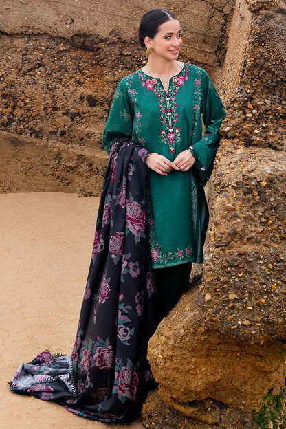 Cross Stitch | Cotton Satin 25 | GARLAND WHISPER - Pakistani Designer Dress - by Cross Stitch - Type : Ladies Clothes - 100% Original at Saira Sultan