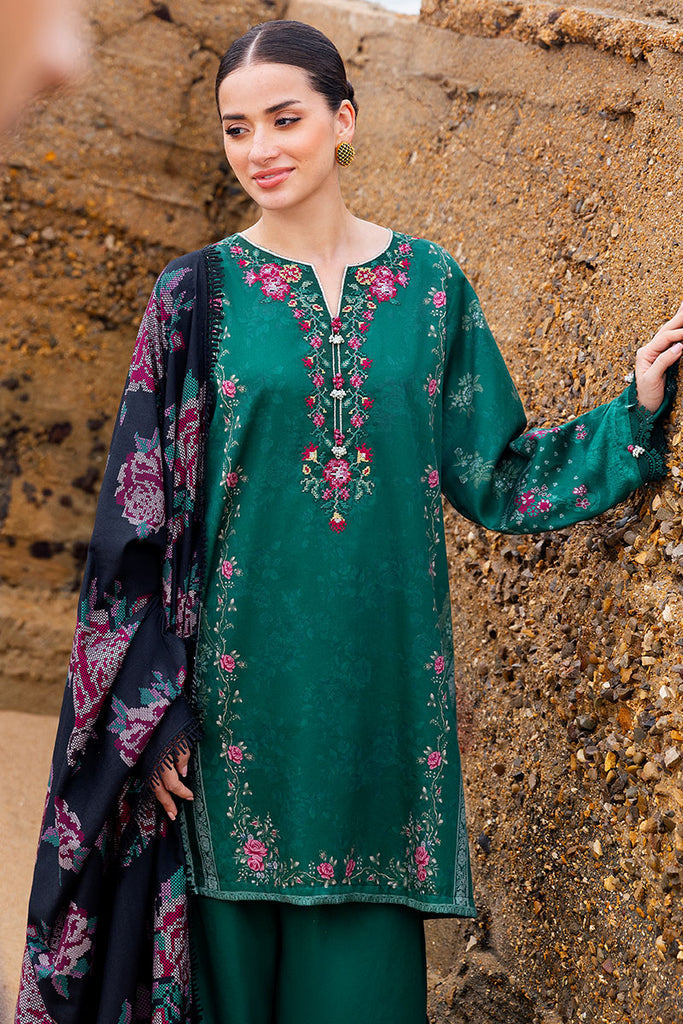 Cross Stitch | Cotton Satin 25 | GARLAND WHISPER - Pakistani Designer Dress - by Cross Stitch - Type : Ladies Clothes - 100% Original at Saira Sultan