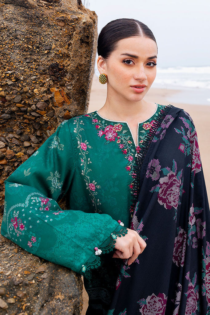 Cross Stitch | Cotton Satin 25 | GARLAND WHISPER - Pakistani Designer Dress - by Cross Stitch - Type : Ladies Clothes - 100% Original at Saira Sultan